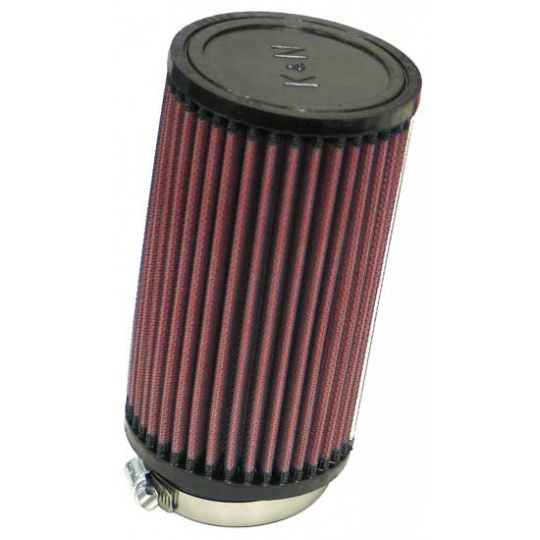 K&N univerzální kulatý filtr se vstupem 70 mm a výškou 178 mm, gumový vrchlík