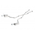 Borla Cat-Back výfukový systém "S-Type" pro Dodge Durango RT 3,6 V6 / 5,7l V8, 2WD a 4WD, automat, r.v. 2011-2025, typ koncovky: chromová