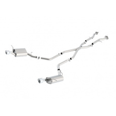 Borla Cat-Back výfukový systém "S-Type" pro Dodge Durango RT 3,6 V6 / 5,7l V8, 2WD a 4WD, automat, r.v. 2011-2025, typ koncovky: chromová Borla Cat-Back výfukový systém "S-Type" pro Dodge Durango RT 3,6 V6 / 5,7l V8, 2WD a 4WD, automat, r.v. 2011-2025, typ koncovky: chromová