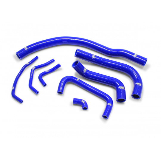 Samco Sport 8-dílná sada silikonových hadic pro vedení chladicí kapaliny pro Toyota MR2 1989 - 1993 REV 1+2, Turbo, barva: modrá Samco Sport 8-dílná sada silikonových hadic pro vedení chladicí kapaliny pro Toyota MR2 1989 - 1993 REV 1+2, Turbo, barva: modrá