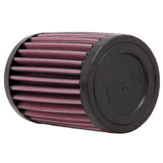 K&N univerzální kulatý filtr se vstupem 38 mm a výškou 102 mm, gumový vrchlík