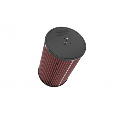 K&N univerzální kulatý zkosený filtr se vstupem 89 mm a výškou 318 mm, gumový vrchlík