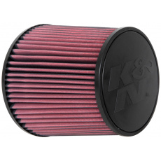 K&N univerzální kulatý zkosený filtr se vstupem 127 mm a výškou 219 mm, gumový vrchlík
