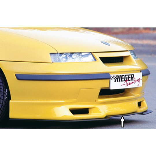 Rieger lipa pod přední nárazník Rieger pro Opel Calibra A 3-dvéř., 03/90-, plast ABS bez povrchové úpravy, pod přední spoiler Rieger obj. kód Y 00046010