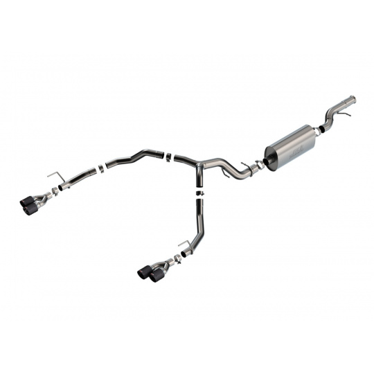 Borla Cat-Back výfukový systém "Touring" pro GMC Yukon Denali/Yukon Denali Ultimate/Yukon AT 6.2L, automat, 2/4-dvéř, r.v. 2021-2024, typ koncovek: karbonové Borla Cat-Back výfukový systém "Touring" pro GMC Yukon Denali/Yukon Denali Ultimate/Yukon AT 6.2L, automat, 2/4-dvéř, r.v. 2021-2024, typ koncovek: karbonové