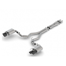 Borla Cat-Back výfukový systém "S-Type" typ 50 pro Ford Mustang GT 5,0l RWD 2-dvéř. r.v. 2018-2020, typ koncovek: černé Borla Cat-Back výfukový systém "S-Type" typ 50 pro Ford Mustang GT 5,0l RWD 2-dvéř. r.v. 2018-2020, typ koncovek: černé