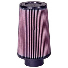 K&N univerzální kulatý zkosený filtr se vstupem 83 mm a výškou 203 mm, gumový vrchlík