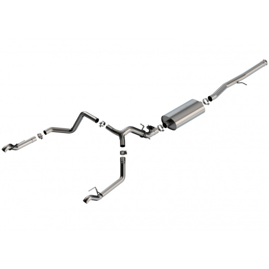 Borla Cat-Back výfukový systém "Touring" pro GMC Sierra 1500 6.2L V8, automat, 2WD/4WD, EC s SB (6'7") 147.4" WB/ CC s SB (5'10") 147.4" WB, bez koncovek Borla Cat-Back výfukový systém "Touring" pro GMC Sierra 1500 6.2L V8, automat, 2WD/4WD, EC s SB (6'7") 147.4" WB/ CC s SB (5'10") 147.4" WB, bez koncovek