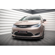 Maxton Design spoiler pod přední nárazník pro Chrysler Pacifica Mk2, černý lesklý plast ABS