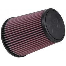 K&N univerzální kulatý zkosený filtr se vstupem 102 mm a výškou 178 mm, gumový vrchlík