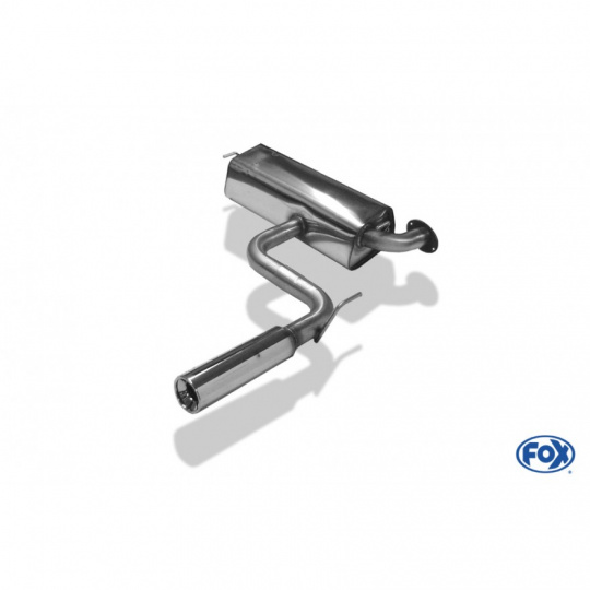 Fox Sportauspuff koncový tlumič výfuku s koncovkou 1x90 Typ 13 pro Toyota Celica T23 s motorem 1.8