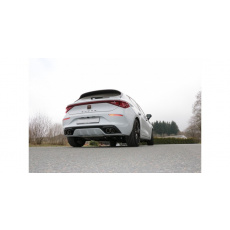 Fox Sportauspuff koncový tlumič výfuku s koncovkou 2x80 Typ 25 na obou stranách pro Cupra Leon KL s motorem 2.0, 4x2 Fox Sportauspuff koncový tlumič výfuku s koncovkou 2x80 Typ 25 na obou stranách pro Cupra Leon KL s motorem 2.0, 4x2