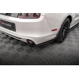 Maxton Design boční difuzory pod zadní nárazník pro Ford Mustang Mk5 Facelift, černý lesklý plast ABS