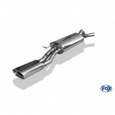 Fox Sportauspuff koncový tlumič výfuku s koncovkou 160x80 Typ 53 pro Škoda Octavia 1U s motorem 1.8 T