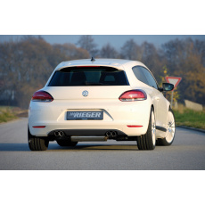 Rieger zadní nárazník pro Volkswagen Scirocco 3 13 2-dvéř. před faceliftem, plast ABS s povrchovou úpravou Carbon-Look Rieger zadní nárazník pro Volkswagen Scirocco 3 13 2-dvéř. před faceliftem, plast ABS s povrchovou úpravou Carbon-Look