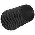 K&N univerzální kulatý zkosený filtr se vstupem 127 mm a výškou 222 mm, gumový vrchlík, vnější průměr vrchlíku 121 mm