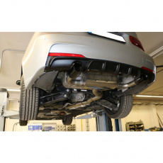 Fox Sportauspuff koncový tlumič výfuku s koncovkou 1x90 typ 15 na obou stranách pro BMW řada 3 F30, F31