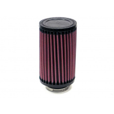 K&N univerzální kulatý filtr se vstupem 52 mm a výškou 152 mm, gumový vrchlík