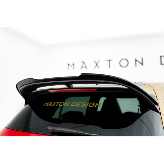 Maxton Design prodloužení spoileru pro Volkswagen Golf R Mk8, černý lesklý plast ABS