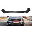 Maxton Design spoiler pod přední nárazník pro Mercedes GLA X156/AMG, carbon-Look