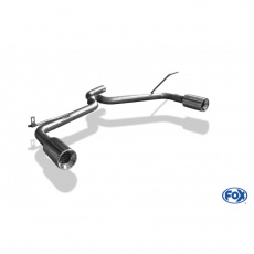 Fox Sportauspuff koncový díl s koncovkou 1x90 Typ 13 na obou stranách pro Kia Ceed 2006-2012 s motorem 1.4, 1.6, 2.0