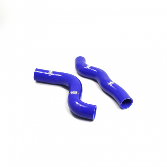 Samco Sport 2-dílná sada silikonových hadic pro vedení chladicí kapaliny pro Lancia Delta Mk2 1991 - 1993 Integrale 16V, barva: modrá