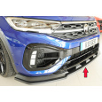 Rieger lipa pod přední nárazník pouze pro R / R-Line pro Volkswagen T-roc R A1 5-dvéř., 01/22-, plast ABS bez povrchové úpravy