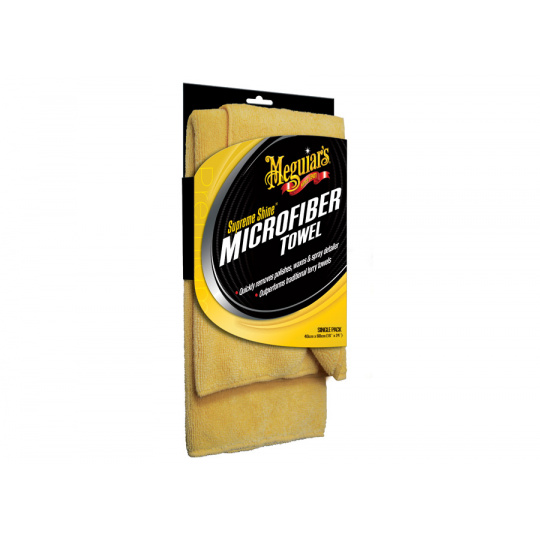 Meguiar's Supreme Shine Microfiber Towel - mikrovláknová utěrka, 40 cm x 60 cm, balení: 1 kus
