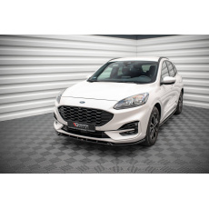Maxton Design spoiler pod přední nárazník pro Ford Kuga Mk3 ST-Line, černý lesklý plast ABS