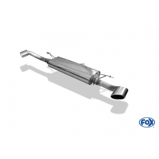 Fox Sportauspuff koncový tlumič výfuku s koncovkou 115x85 Typ 38 na obou stranách pro BMW X6 2008- s motorem 3.0 d