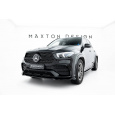 Maxton Design spoiler pod přední nárazník pro Mercedes GLE Coupe C167, černý lesklý plast ABS, AMG / AMG-Line