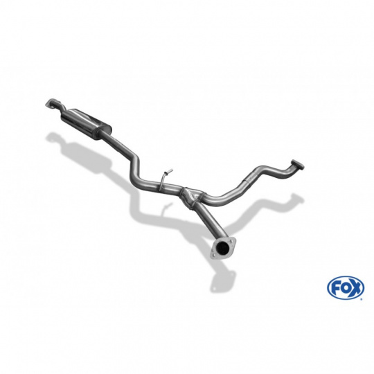 Fox Sportauspuff přední díl s tlumičem pro Subaru Legacy, Legacy Outback BL, BP 2003-2009 s motorem 3.0