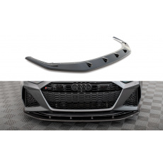Maxton Design Carbon Division spoiler pod přední nárazník pro Audi RS6 C8, materiál pravý karbon