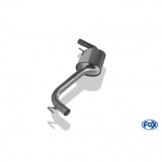Fox Sportauspuff přední díl s tlumičem pro Volkswagen T4 Syncro s motorem 2.4 D, 2.5, 2.5 TDI