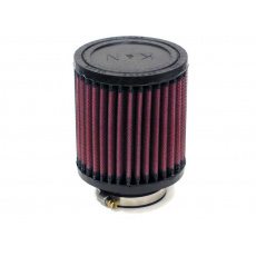 K&N univerzální kulatý filtr se vstupem 52 mm a výškou 102 mm, gumový vrchlík