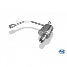 Fox Sportauspuff koncový tlumič výfuku s koncovkou 1x100 Typ 13 na obou stranách pro Toyota Corolla s motorem 1.8