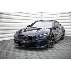 Maxton Design spoiler pod přední nárazník ver.4 pro BMW řada 8 Gran Coupe/G16, černý lesklý plast ABS