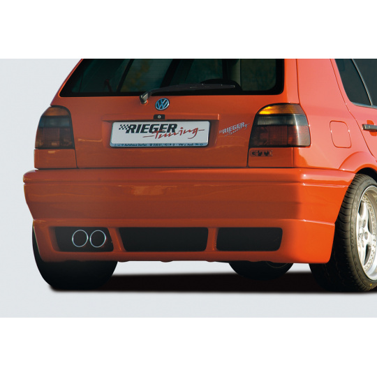 Rieger zadní nárazník pro Volkswagen Golf 3 3-dvéř., 5-dvéř., kabriolet, plast ABS bez povrchové úpravy