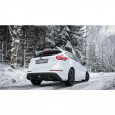 Fox Sportauspuff koncový tlumič výfuku s koncovkou 1x114 Typ 25 černé na obou stranách pro Ford Focus III RS s motorem 2.3