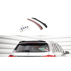 Maxton Design prodloužení spoileru pro Mercedes třída C W205/Standard, černý lesklý plast ABS