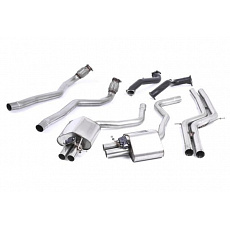 Milltek Sport kompletní výfukový systém bez rezonátoru s 76mm downpipes pro Audi RS6 C7 4.0 TFSI biturbo quattro vč. Performance Edition 2013-2018 Milltek Sport kompletní výfukový systém bez rezonátoru s 76mm downpipes pro Audi RS6 C7 4.0 TFSI biturbo quattro vč. Performance Edition 2013-2018