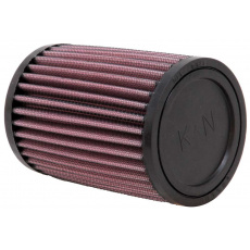K&N univerzální kulatý filtr se vstupem 44 mm a výškou 127 mm, gumový vrchlík