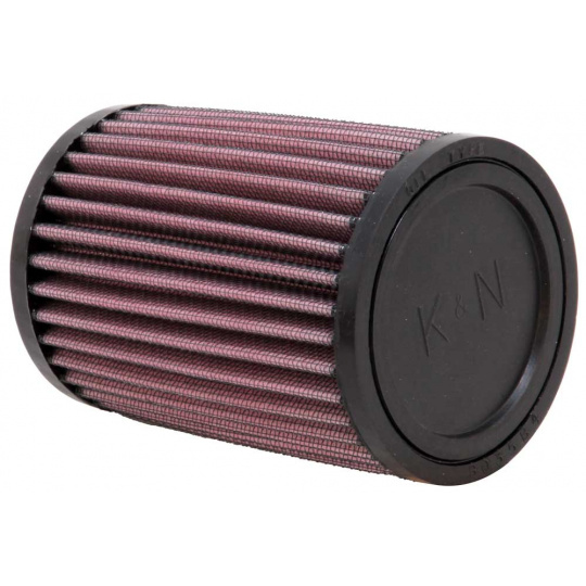 K&N univerzální kulatý filtr se vstupem 44 mm a výškou 127 mm, gumový vrchlík
