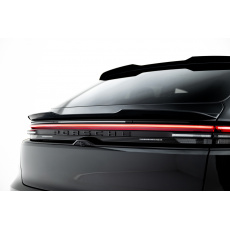 Maxton Design spodní prodloužení víka kufru pro Porsche Macan EV Mk1, černý lesklý plast ABS