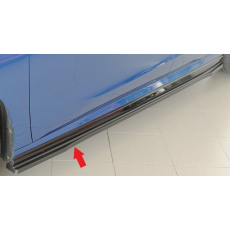 Rieger spoiler pod boční práh mont. strana pro Škoda Fabia PJ hatchback, r.v. 06/21-, plast ABS bez povrchové úpravy