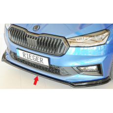 Rieger lipa pod přední nárazník pro Škoda Fabia PJ hatchback, 06/21-, plast ABS lakovaný do černé lesklé barvy Rieger lipa pod přední nárazník pro Škoda Fabia PJ hatchback, 06/21-, plast ABS lakovaný do černé lesklé barvy
