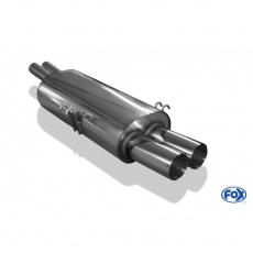 Fox Sportauspuff koncový tlumič výfuku s koncovkou 2x76 Typ 10 pro BMW řada 5 E34 s motorem 3.5, 3.8 Fox Sportauspuff koncový tlumič výfuku s koncovkou 2x76 Typ 10 pro BMW řada 5 E34 s motorem 3.5, 3.8