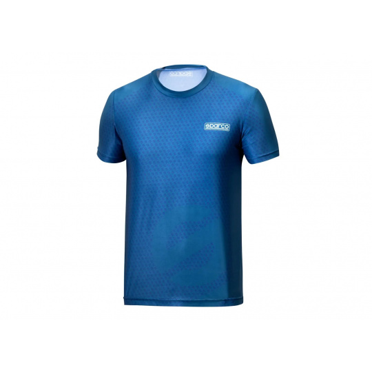 Sparco Subly tričko, barva: modrá, velikost: XXXL