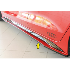 Rieger spoiler pod boční práh mont. strana levá pro Audi A3 GY 5-dvéř. (sedan), r.v. 11/19-, plast ABS bez povrchové úpravy