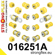 016251A: Strongflex Kompletní sada silentbloků pro zavěšení varianta SPORT